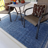4' x 6' Indoor & Outdoor Casual Solid Tonal Border Area Rug